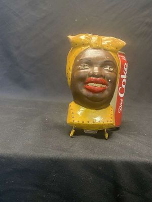 Mammy Chalkware Keyholder
Keywords: Black Americana;Antique;Collectable;Chalkware;Mammy;eldred;allcpgphotos