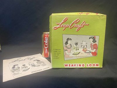 Loop Craft Loom Box w/Mammy Character w/Hook, Directions & Looms
Keywords: Black Americana;Antique;Collectable;Crafts;eldred;allcpgphotos