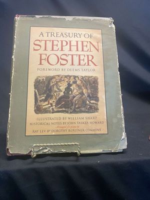Stephen Foster Hardback Book - 1946 First Edition
Keywords: Black Americana;Antique;Collectable;Book;Stephen Foster;First Edition;eldred;allcpgphotos