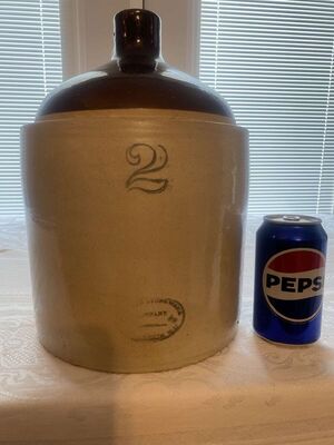 Antique No. 2 Moonshine Jug No. 2 Stoneware Jug
Keywords: Antique;Collectable;Collectible;Primitive;eldred;allcpgphotos
