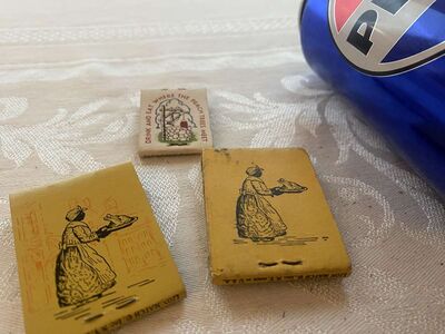 Matchbook Collection Black Americana ? (2) The Southern Marigold Feature Matchbooks NY Feature Matchbook & Mammy?s Shanty Matchbook
Keywords: Matchbook Collection;Feature Matchbook;Black Americana Matchbook;Advertising Matchbook;Matchbook Sets;eldred;allcpgphotos