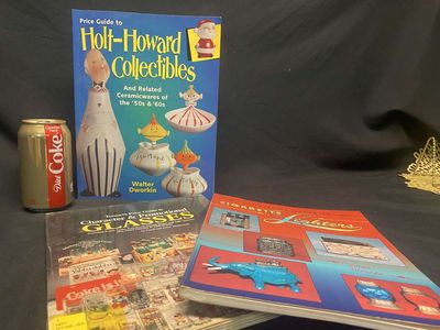 (3) Collectable Guides - Holt Howard, Cigarette Lighters & Character Promotional Glasses
Keywords: Collector Books;Collector's Guides;Holt Howard;Cigarette Lighters;Promotional Glasses;eldred;allcpgphotos