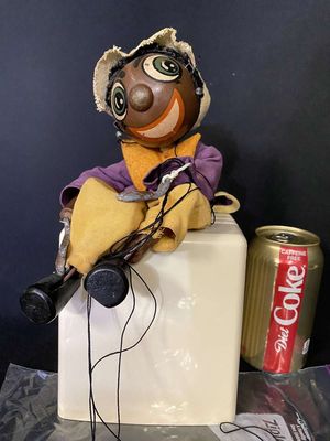 Jambo the Jiver Wooden Dancing Puppet (Needs restrung)
Keywords: Black Americana;Antique Puppet;Jambo the Jiver;eldred;allcpgphotos