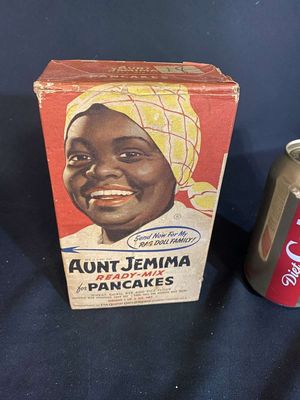 Rare Aunt Jemima Pancake Box - 1940's - Price 18 Cents
Keywords: Black Americana;Antique;Collectable;Aunt Jemima;Advertising;eldred;allcpgphotos