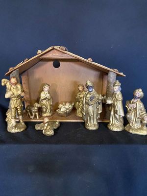 Vintage Christmas Nativity Set - (9) Pieces (Music Box Broke)
Keywords: Vintage;Christmas;Nativity Set;Japan;eldred;allcpgphotos