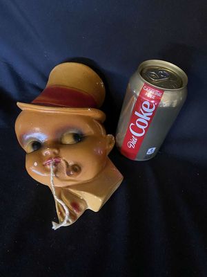 Antique Black Americana Pipe Boy Chalkware String Holder
Keywords: Antique;String Holder;Black Americana;Pipe;eldred;allcpgphotos