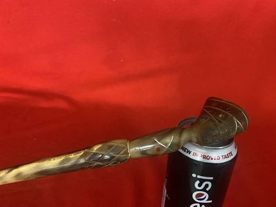 Antique Egyptian Shoehorn Carved Queen Nefertiti Shoehorn
Keywords: Antique;Shoehorn;Egyptian Head;Queen Nefertiti;eldred;allcpgphotos