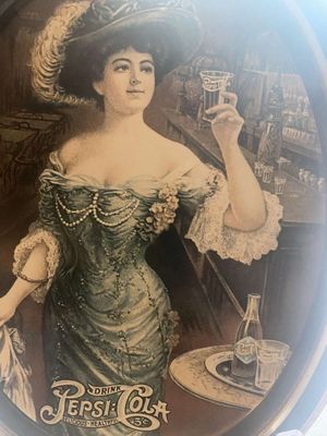 Vintage Pepsi Tray - Gibson Girl - Metal Collectable Pepsi Tray
Keywords: Vintage;Collectable;Pepsi;Metal Tray;eldred;allcpgphotos